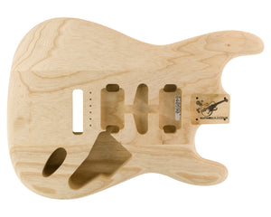 SC HSH BODY 3pc Swamp Ash 1.6 Kg - 840590-Guitar Bodies - In Stock-Guitarbuild