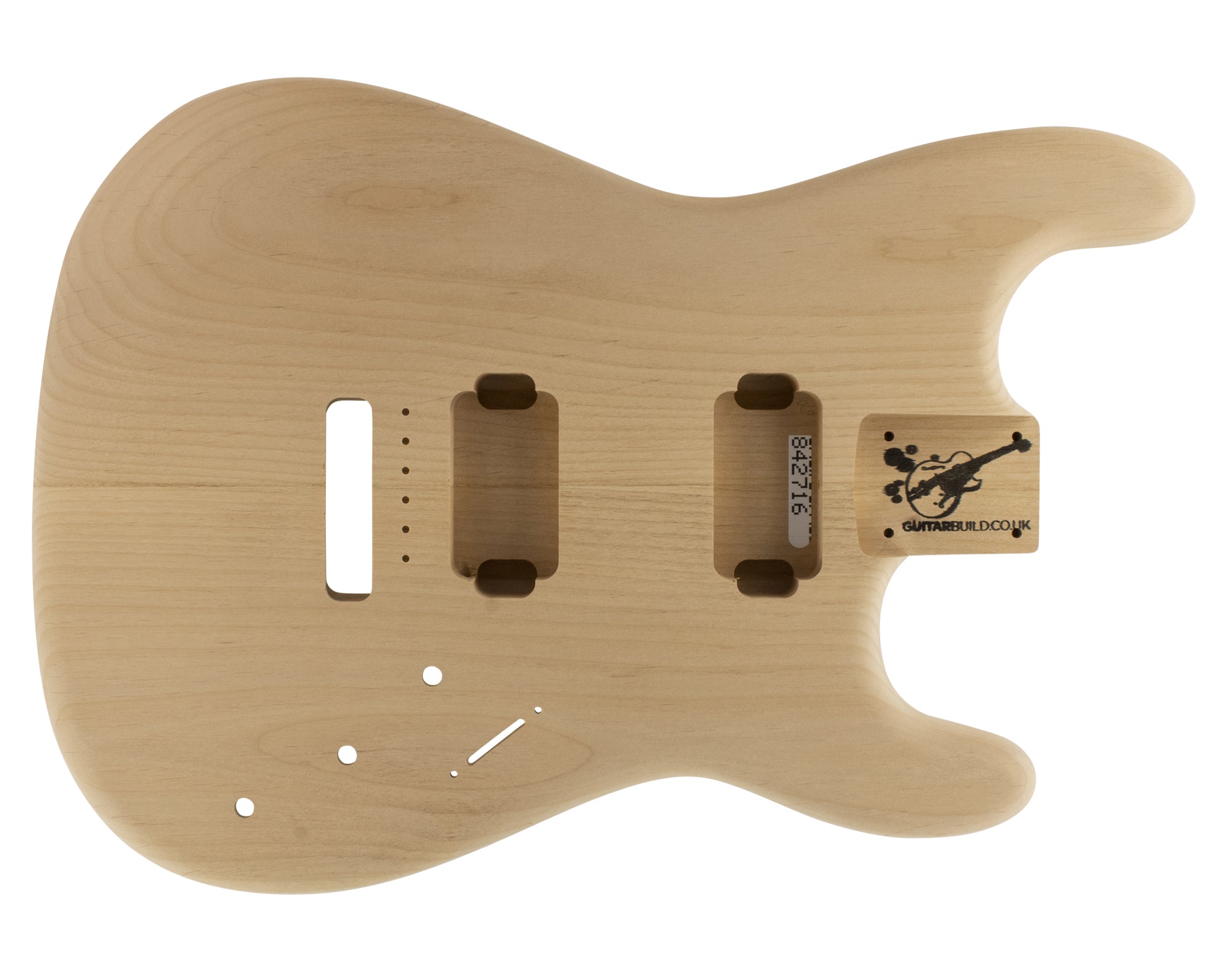 SC HH BODY - NSP 2pc Alder 1.7 Kg - 842716-Guitar Bodies - In Stock-Guitarbuild