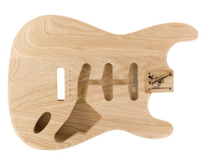 SC SSS BODY - 1960's 3pc Swamp Ash 1.8 Kg - 836012-Guitar Bodies - In Stock-Guitarbuild