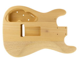 SC HSS BODY - NSP 3pc White Limba 1.7 Kg - 831079-Guitar Bodies - In Stock-Guitarbuild