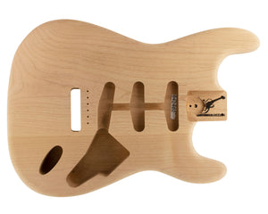 SC SSS BODY - 1970's 2pc Alder 1.9 Kg - 842402-Guitar Bodies - In Stock-Guitarbuild