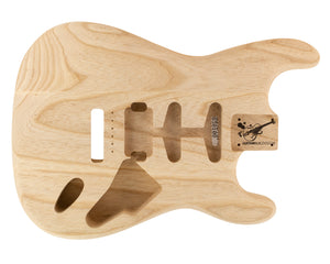 SC HSS BODY 3pc Swamp Ash 2.1 Kg - 838108-Guitar Bodies - In Stock-Guitarbuild