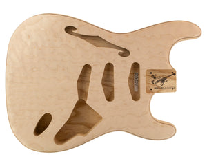 Chambered clearance bass body