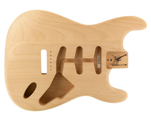 SC SSS BODY - 1970's 3pc Alder 1.8 Kg - 839464-Guitar Bodies - In Stock-Guitarbuild