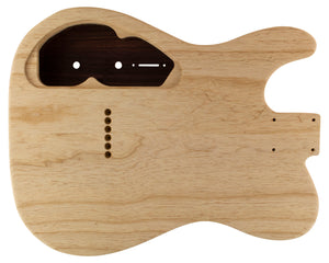 TC BODY - HOLLOW REAR - THINLINE 2pc Swamp Ash (Rosewood Top) 1.3 Kg - 840958-Guitar Bodies - In Stock-Guitarbuild