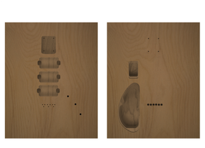 TC BODY WOOD BLANK CUSTOMISABLE-Customisable Wood Blank-Guitarbuild