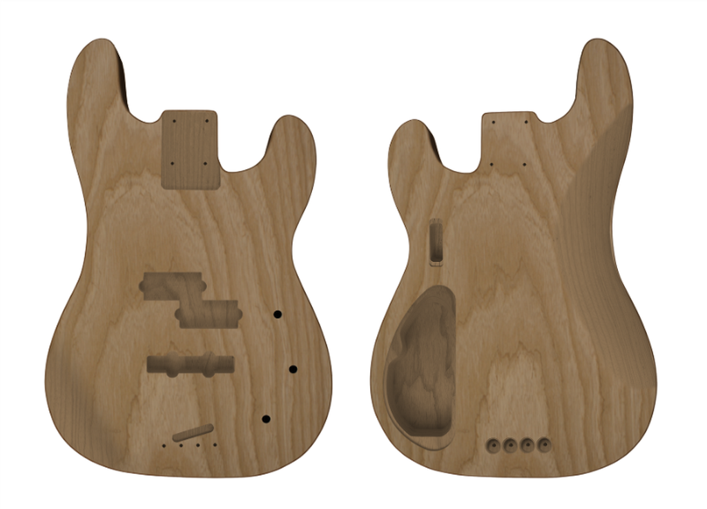 PB CUSTOMISABLE-Bass Bodies - Customisable-Guitarbuild