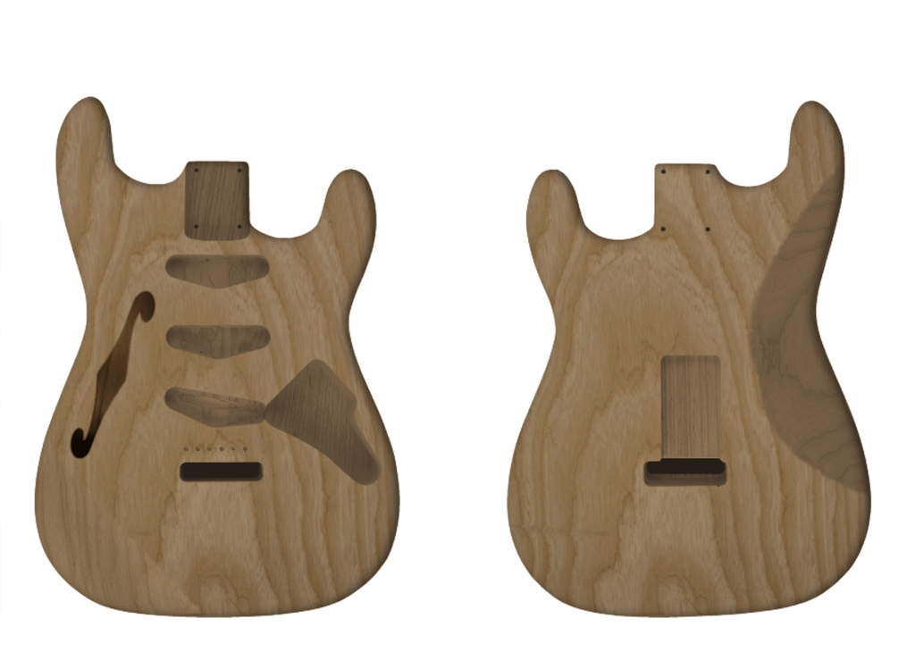 SC CUSTOMISABLE - Chambered-Guitar Bodies - Customisable-Guitarbuild